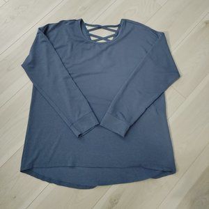 Danskin Blue Long-sleeved Top - Size XXL (20)